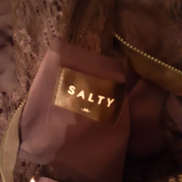 Black Lace Gothic Victorian Top - Picture 4 of 4